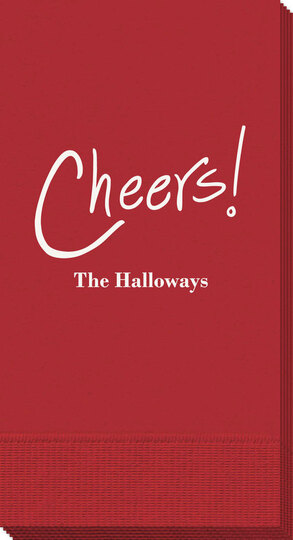Fun Cheers Guest Towels